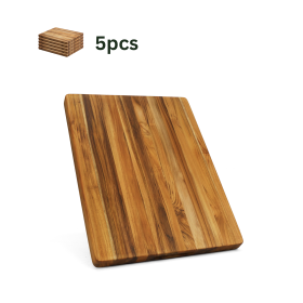 Teak Cutting Board 18 INCH; Pack of 5 Pieces