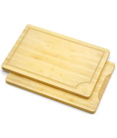 Organic Bamboo Architecture Cutting Board (Color: Natural, size: XL/12" x 18")